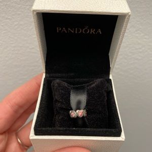 Pandora Pink Heart Sterling Silver Charm